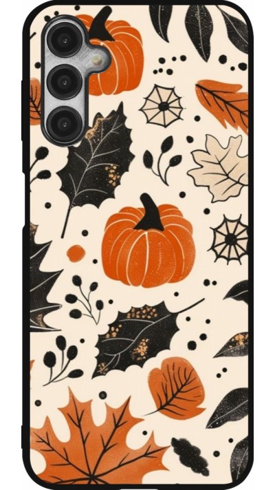 Coque Samsung Galaxy A14 5G - Silicone rigide noir Autumn 2024 nature