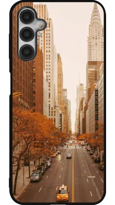 Coque Samsung Galaxy A14 5G - Silicone rigide noir Autumn 2024 New York city