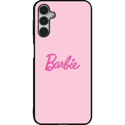 Coque Samsung Galaxy A14 5G - Silicone rigide noir Barbie Text