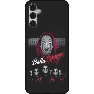 Coque Samsung Galaxy A14 5G - Silicone rigide noir Bella Ciao