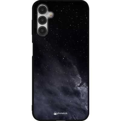 Coque Samsung Galaxy A14 5G - Silicone rigide noir Black Sky Clouds