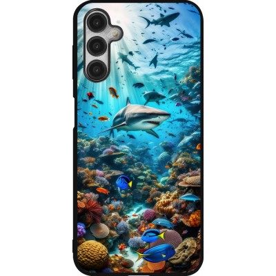 Coque Samsung Galaxy A14 5G - Silicone rigide noir Bora Bora Mer et Merveilles