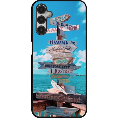 Coque Samsung Galaxy A14 5G - Silicone rigide noir Cool Cities Directions