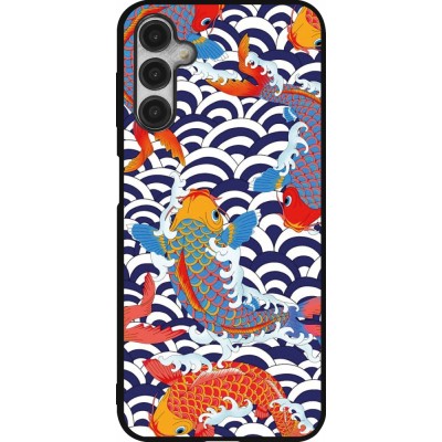 Coque Samsung Galaxy A14 5G - Silicone rigide noir Easter 2023 japanese fish