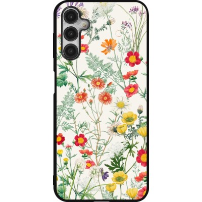 Coque Samsung Galaxy A14 5G - Silicone rigide noir Flora Botanical Wildlife