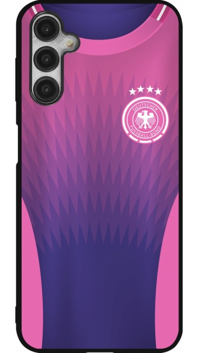 Samsung Galaxy A14 5G Case Hülle - Silikon schwarz Deutschland Away personalisierbares Fussballtrikot