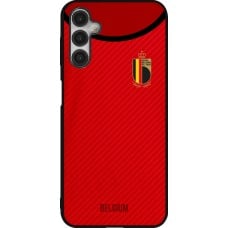 Coque Samsung Galaxy A14 5G - Silicone rigide noir Maillot de football Belgique 2022 personnalisable