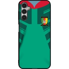 Coque Samsung Galaxy A14 5G - Silicone rigide noir Maillot de football Cameroun 2022 personnalisable