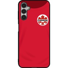 Coque Samsung Galaxy A14 5G - Silicone rigide noir Maillot de football Canada 2022 personnalisable