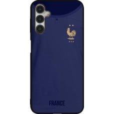 Coque Samsung Galaxy A14 5G - Silicone rigide noir Maillot de football France 2022 personnalisable