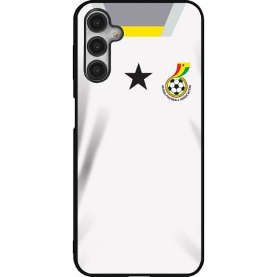 Coque Samsung Galaxy A14 5G - Silicone rigide noir Maillot de football Ghana 2022 personnalisable