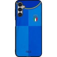 Coque Samsung Galaxy A14 5G - Silicone rigide noir Maillot de football Italie 2022 personnalisable