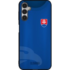 Coque Samsung Galaxy A14 5G - Silicone rigide noir Maillot de football Slovaquie