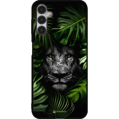 Coque Samsung Galaxy A14 5G - Silicone rigide noir Forest Lion