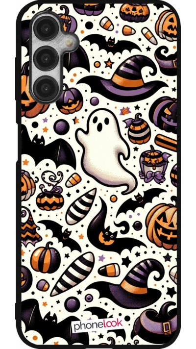 Coque Samsung Galaxy A14 5G - Silicone rigide noir Halloween 2024 Cute Pattern