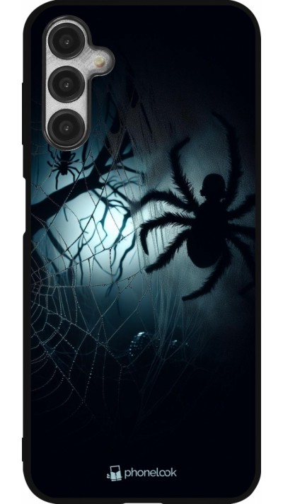 Coque Samsung Galaxy A14 5G - Silicone rigide noir Halloween 2024 Dark Spider