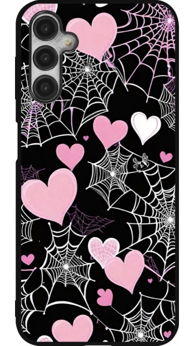 Coque Samsung Galaxy A14 5G - Silicone rigide noir Halloween 2024 girly