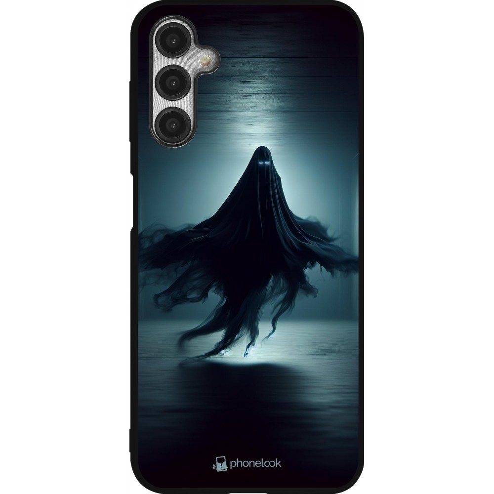 Coque Samsung Galaxy A14 5G - Silicone rigide noir Halloween 2024 Spectral Shadow