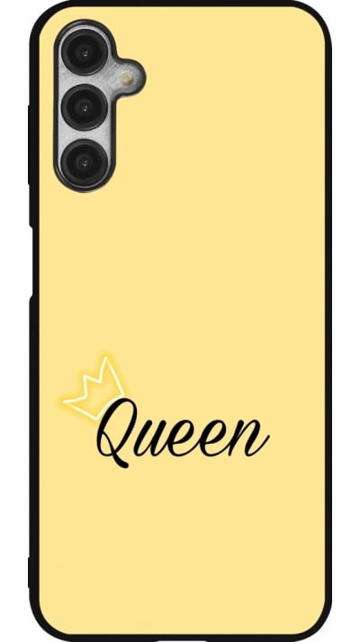 Coque Samsung Galaxy A14 5G - Silicone rigide noir Mom 2024 Queen