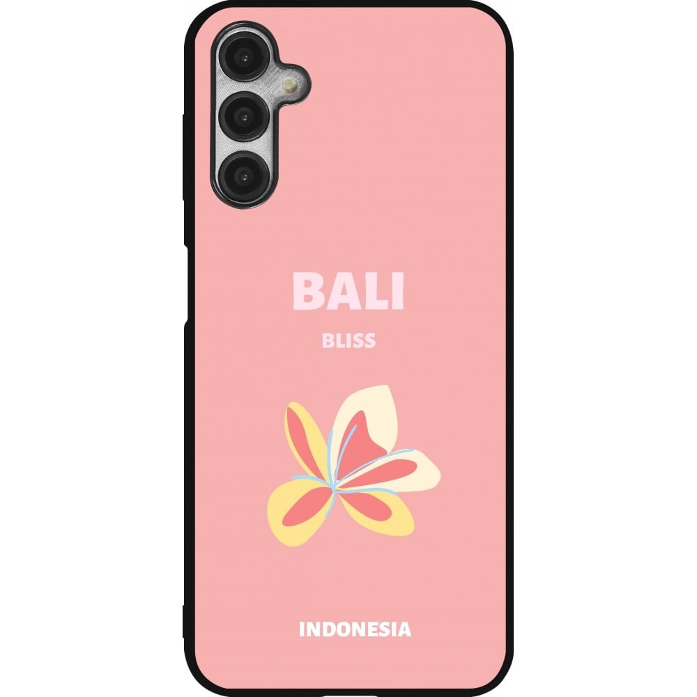 Coque Samsung Galaxy A14 5G - Silicone rigide noir Pop Summer Destination Bali