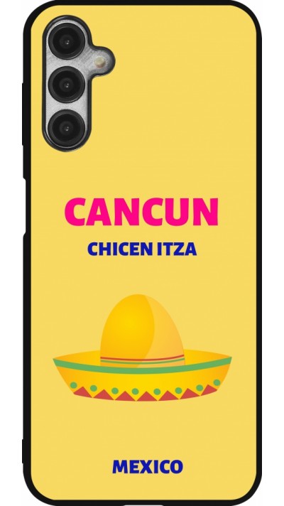 Coque Samsung Galaxy A14 5G - Silicone rigide noir Pop Summer Destination Cancun