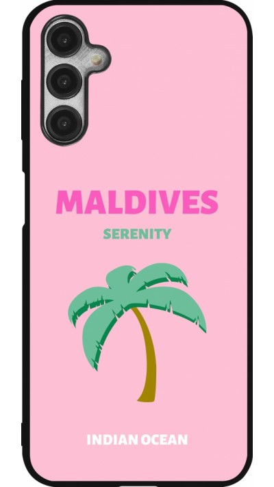 Coque Samsung Galaxy A14 5G - Silicone rigide noir Pop Summer Destination Maldives