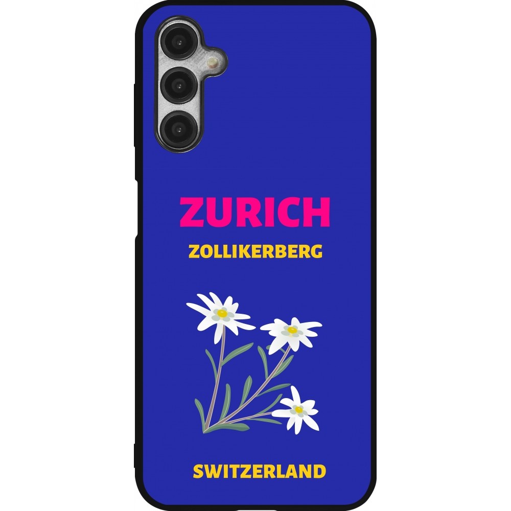 Coque Samsung Galaxy A14 5G - Silicone rigide noir Pop Summer Destination Zurich