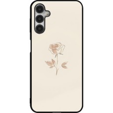 Coque Samsung Galaxy A14 5G - Silicone rigide noir Sable Rose Minimaliste