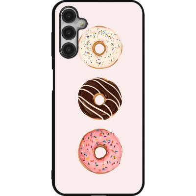 Coque Samsung Galaxy A14 5G - Silicone rigide noir Spring 23 donuts