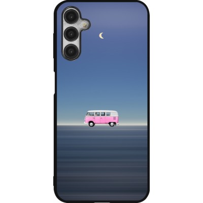 Coque Samsung Galaxy A14 5G - Silicone rigide noir Spring 23 pink bus