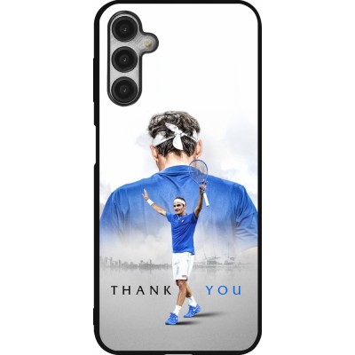 Coque Samsung Galaxy A14 5G - Silicone rigide noir Thank you Roger