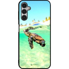 Coque Samsung Galaxy A14 5G - Silicone rigide noir Turtle Underwater