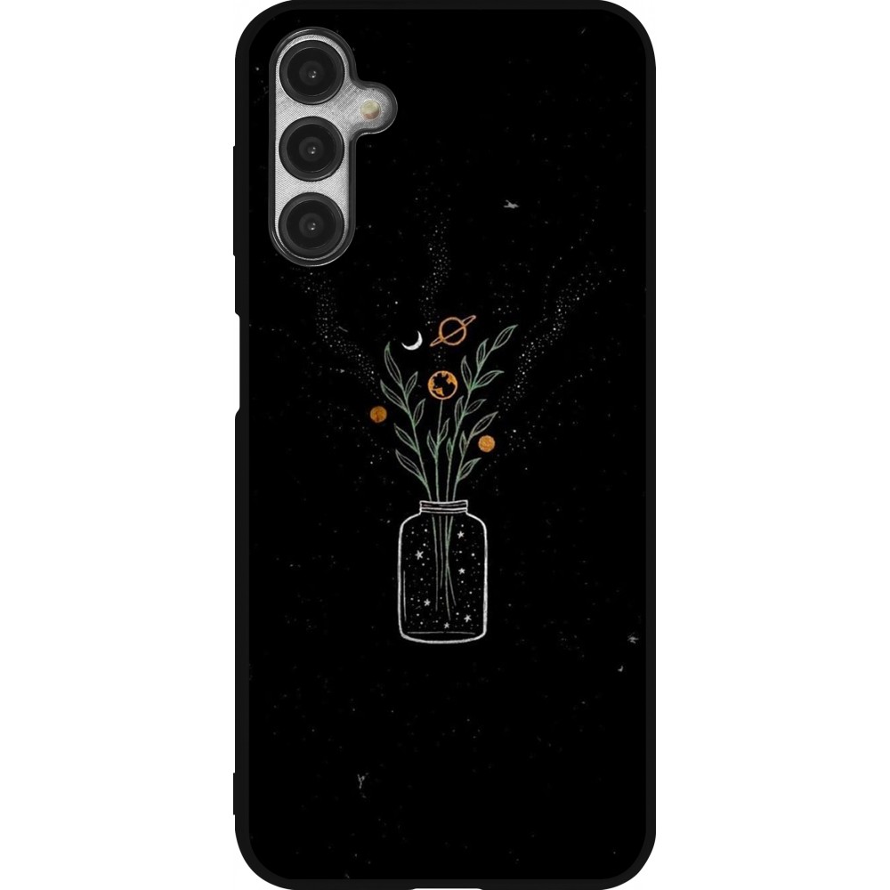 Coque Samsung Galaxy A14 5G - Silicone rigide noir Vase black