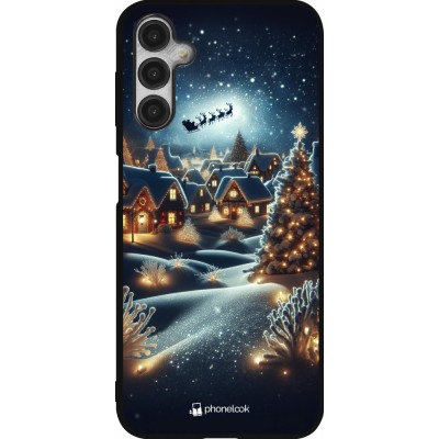 Coque Samsung Galaxy A14 5G - Silicone rigide noir Noël 2023 Christmas is Coming