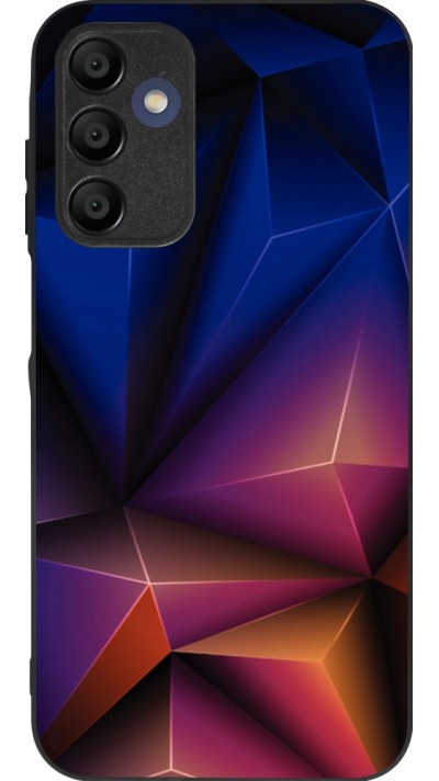 Coque Samsung Galaxy A15 - Silicone rigide noir Abstract Triangles 