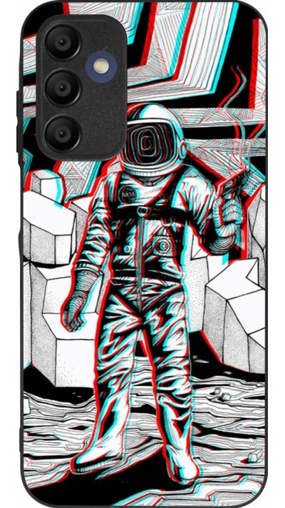 Coque Samsung Galaxy A15 - Silicone rigide noir Anaglyph Astronaut