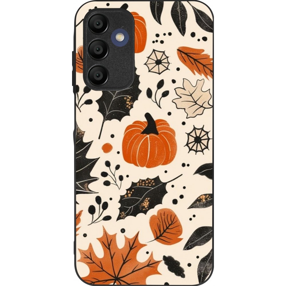 Coque Samsung Galaxy A15 - Silicone rigide noir Autumn 2024 nature