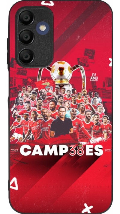 Coque Samsung Galaxy A15 - Silicone rigide noir Benfica Campeoes 2023