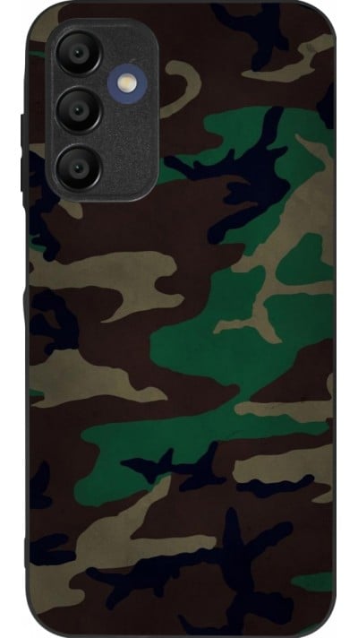 Coque Samsung Galaxy A15 - Silicone rigide noir Camouflage 3