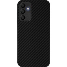 Coque Samsung Galaxy A15 - Silicone rigide noir Carbon Basic