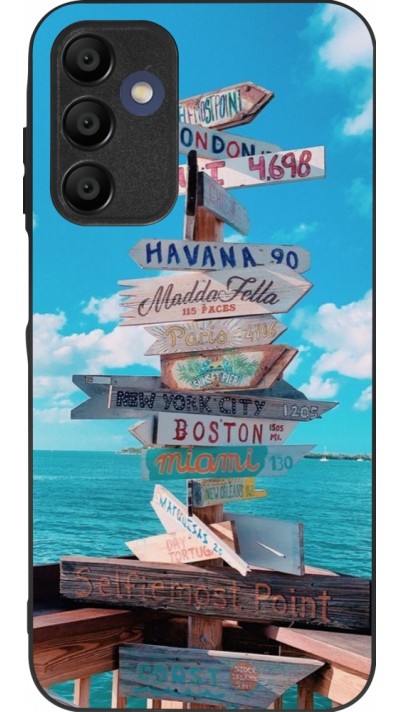 Coque Samsung Galaxy A15 - Silicone rigide noir Cool Cities Directions