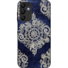 Coque Samsung Galaxy A15 - Silicone rigide noir Cream Flower Moroccan