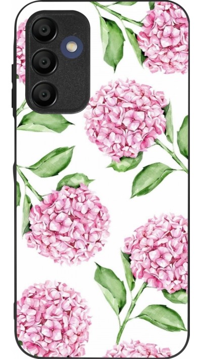 Coque Samsung Galaxy A15 - Silicone rigide noir Easter 2024 pink flowers