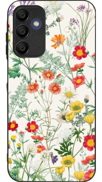 Coque Samsung Galaxy A15 - Silicone rigide noir Flora Botanical Wildlife