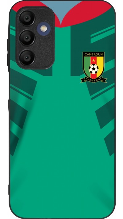 Coque Samsung Galaxy A15 - Silicone rigide noir Maillot de football Cameroun 2022 personnalisable