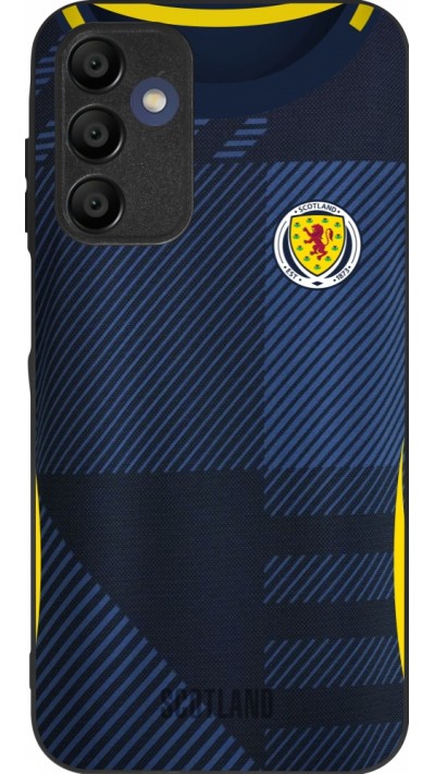 Coque Samsung Galaxy A15 - Silicone rigide noir Maillot de football Ecosse personnalisable