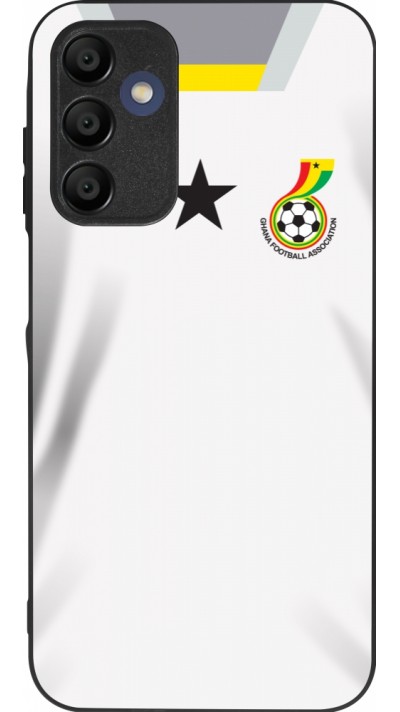 Coque Samsung Galaxy A15 - Silicone rigide noir Maillot de football Ghana 2022 personnalisable