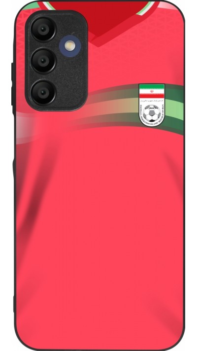 Coque Samsung Galaxy A15 - Silicone rigide noir Maillot de football Iran 2022 personnalisable