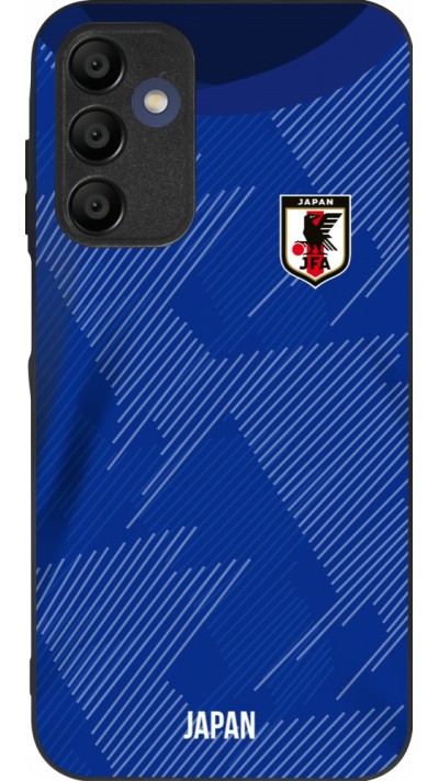 Coque Samsung Galaxy A15 - Silicone rigide noir Maillot de football Japon 2022 personnalisable