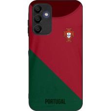 Samsung Galaxy A15 Case Hülle - Silikon schwarz Fussballtrikot Portugal2022